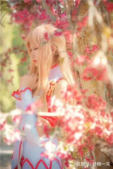 灼眼的夏娜、刀剑神域、罪恶王冠动漫女主的cosplay