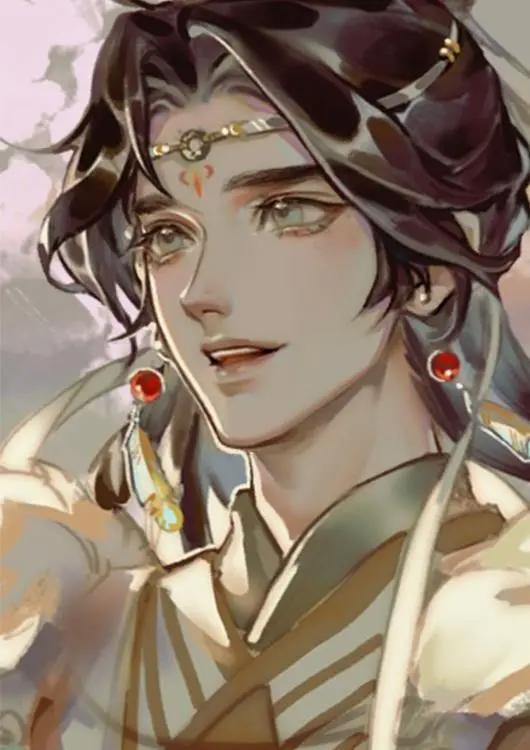 《天官赐福》灰灰又有新图，这个悦神怜也好看，是俊美温柔的神明