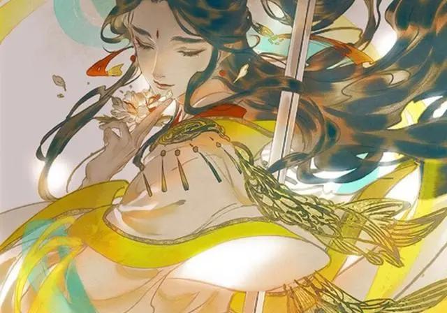 《天官赐福》灰灰又有新图，这个悦神怜也好看，是俊美温柔的神明