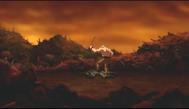 超人后来成了政府走狗，老的不行的蝙蝠侠把他揍了一顿