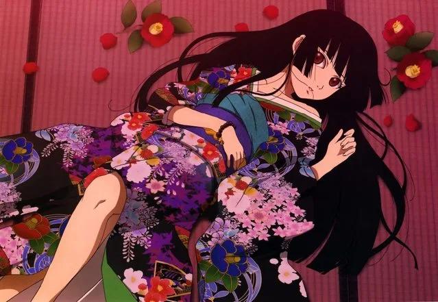 盘点日本动漫中姬发式美女，多数都为阴森恐怖的角色