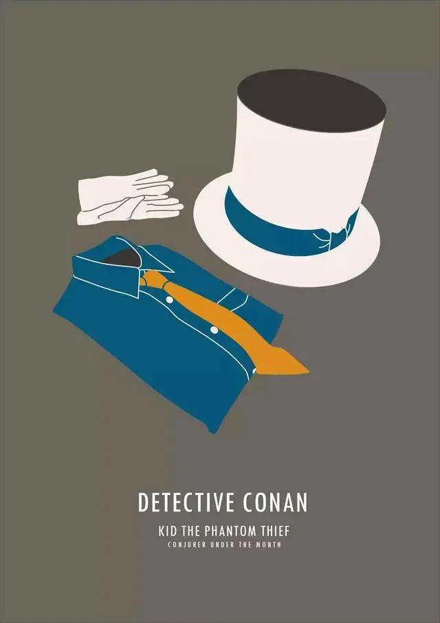 名侦探柯南：怪盗基德的专属元素，看见这些就知道是他