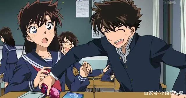 魔术快斗：我爱上了一个女孩。快斗很珍惜青子，可基德却没有资格