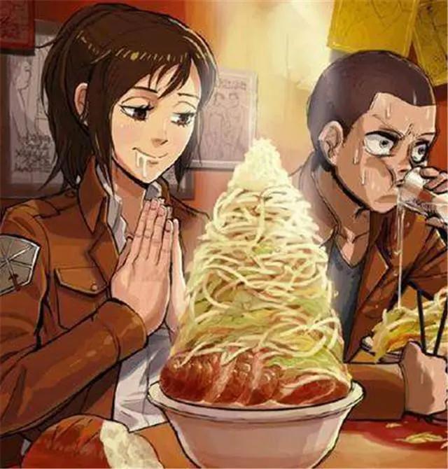 动漫中的几个大吃货，如果吃不下饭，就来看看他们吃饭的样子