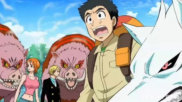 《海贼王》与《美食的俘虏》联动：路飞和阿虏，谁更能吃？