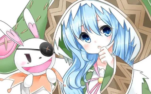 盘点二次元的蓝发美女第三期，蓝发才是最美的！