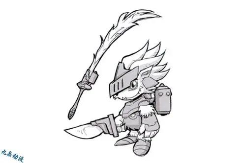 这么冷门的数码宝贝却有这么多的设计原稿，原稿12是网络神兽？