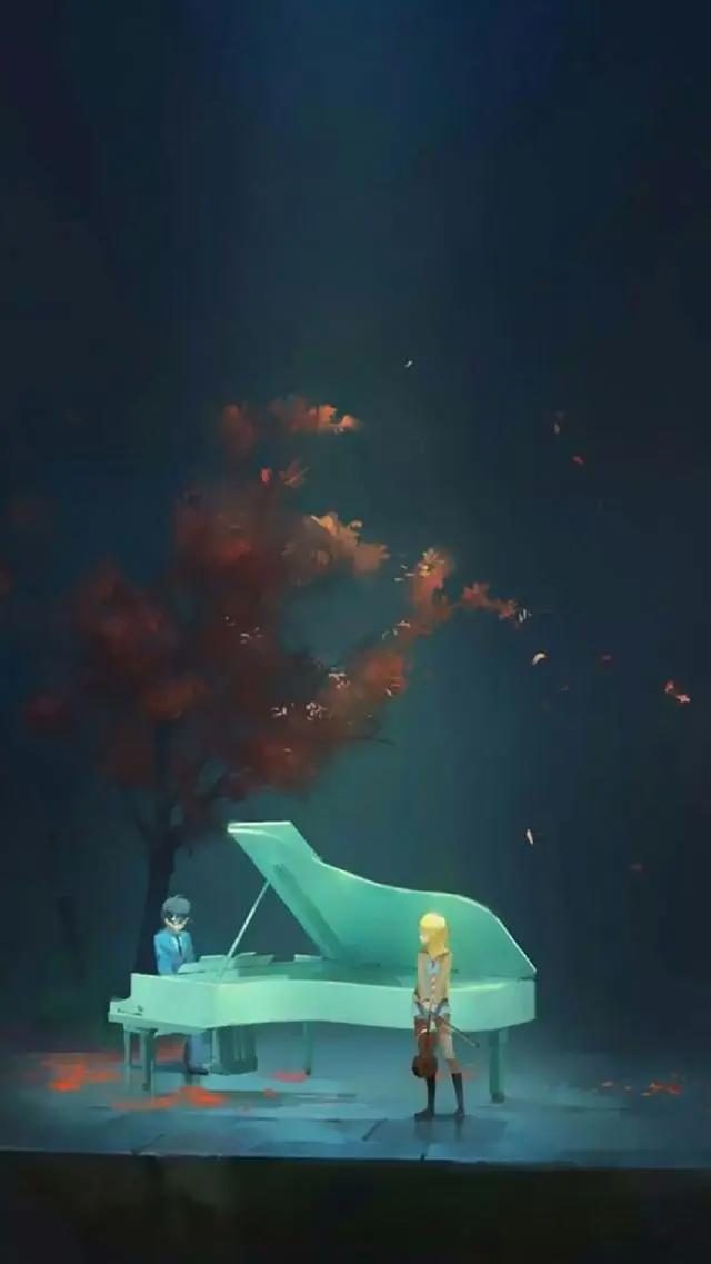 四月是你的谎言：无水印手机壁纸来袭！动漫迷们快来拿去换上吧！