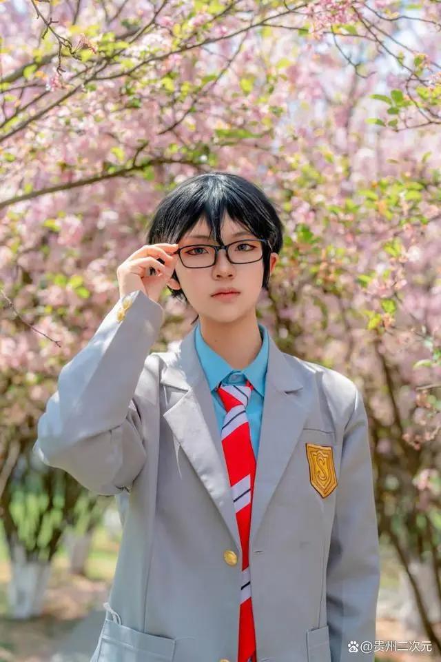 《四月是你的谎言》宫园薰x有马公生cosplay