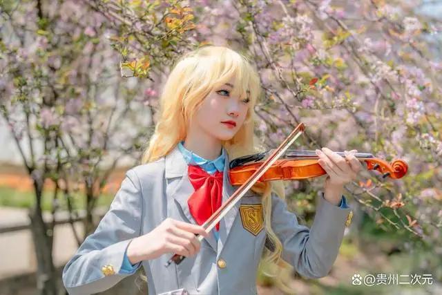 《四月是你的谎言》宫园薰x有马公生cosplay