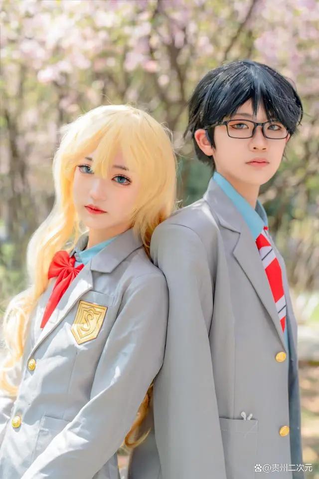 《四月是你的谎言》宫园薰x有马公生cosplay