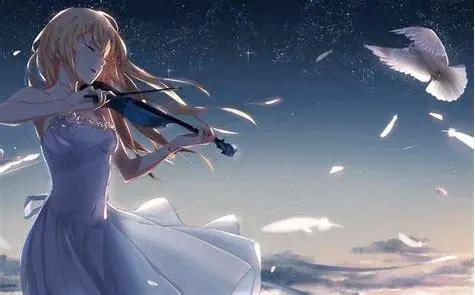 令人印象深刻的音乐动漫，《四月是你的谎言》