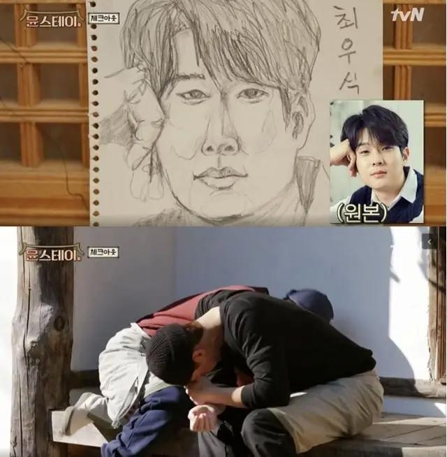 《尹STAY》客人送画崔宇植朴叙俊笑喷：“他画的是宋康昊吧？”