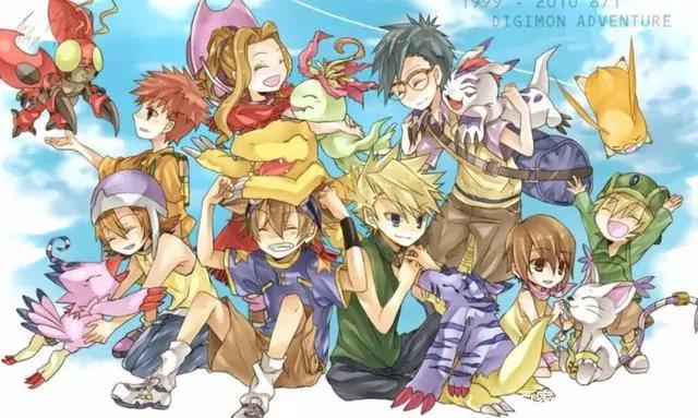 动漫《数码宝贝》，有一种优秀，叫做百花齐放