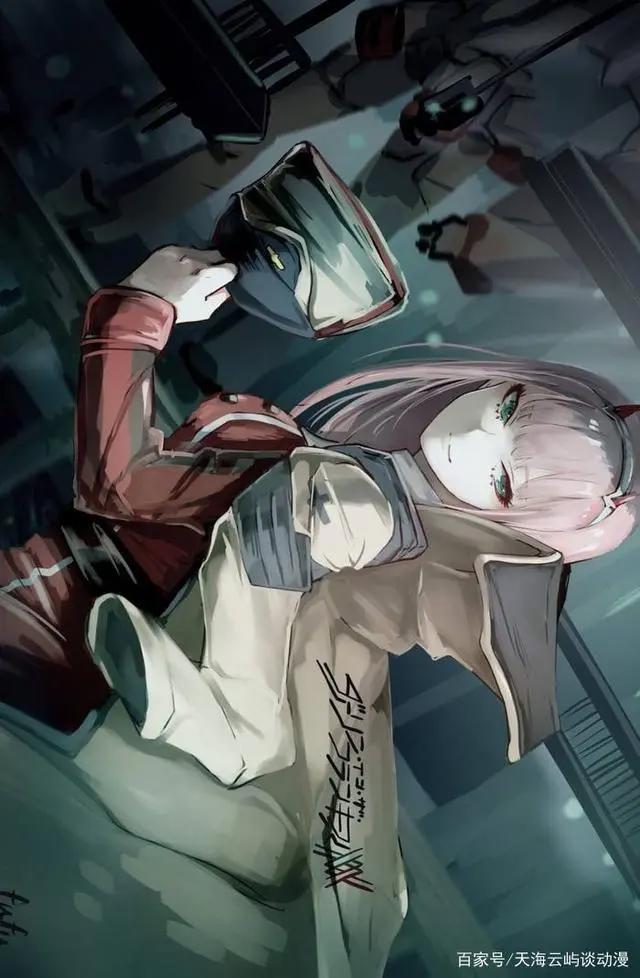 darlinginthefranxx：在天愿作比翼鸟，在地愿为连理枝，02与广