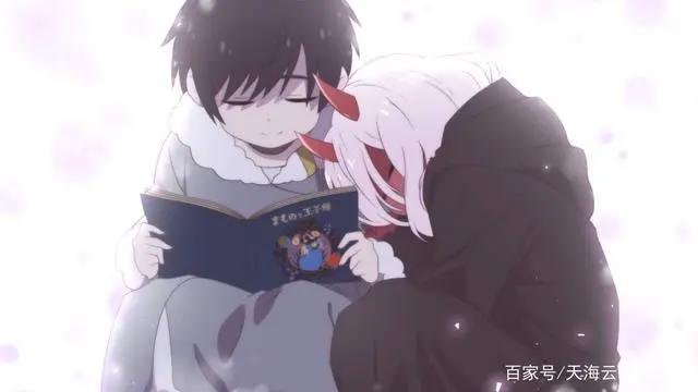 darlinginthefranxx：在天愿作比翼鸟，在地愿为连理枝，02与广