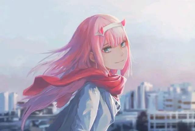 darlinginthefranxx：在天愿作比翼鸟，在地愿为连理枝，02与广