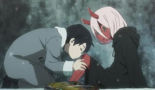 《DarlingintheFranxx》13话剧情引发热议，002小时候萌炸了