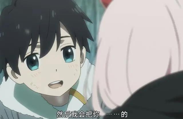 《DarlingintheFranxx》13话剧情引发热议，002小时候萌炸了