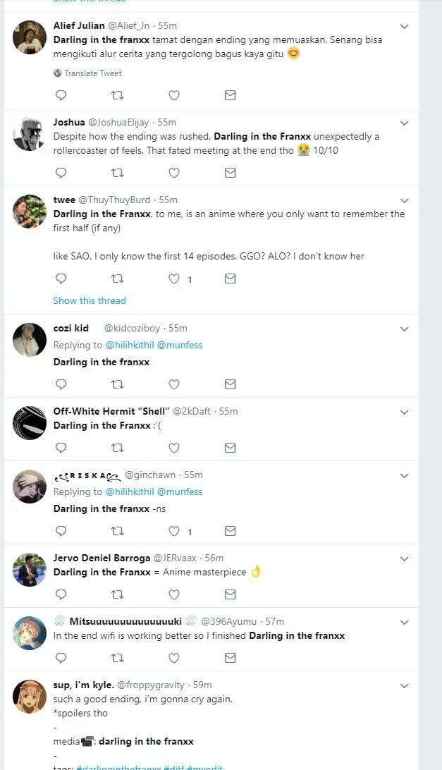 为什么《darlinginthefranxx》这部动画在欧美受到如此好评