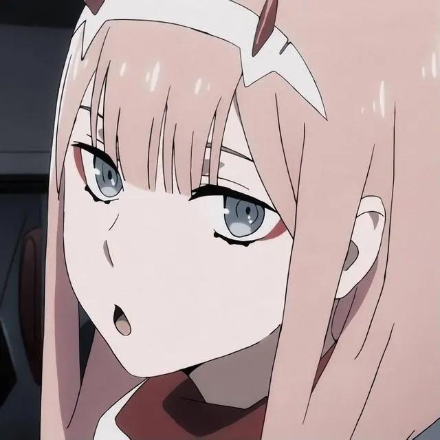 darlinginthefranxx国家队，zerotwo动漫头像壁纸无水印自截分享