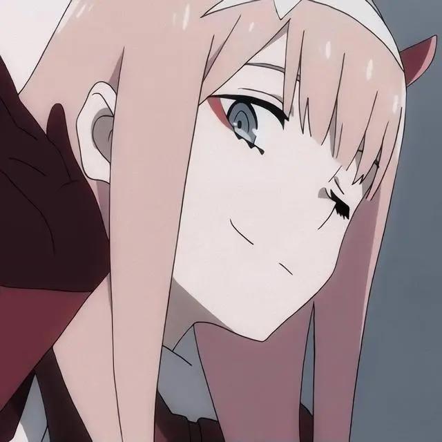 darlinginthefranxx国家队，zerotwo动漫头像壁纸无水印自截分享