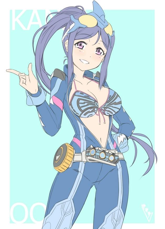 假面骑士也没有逃得了被“少女化”的命运，网友脑补新十年骑士娘