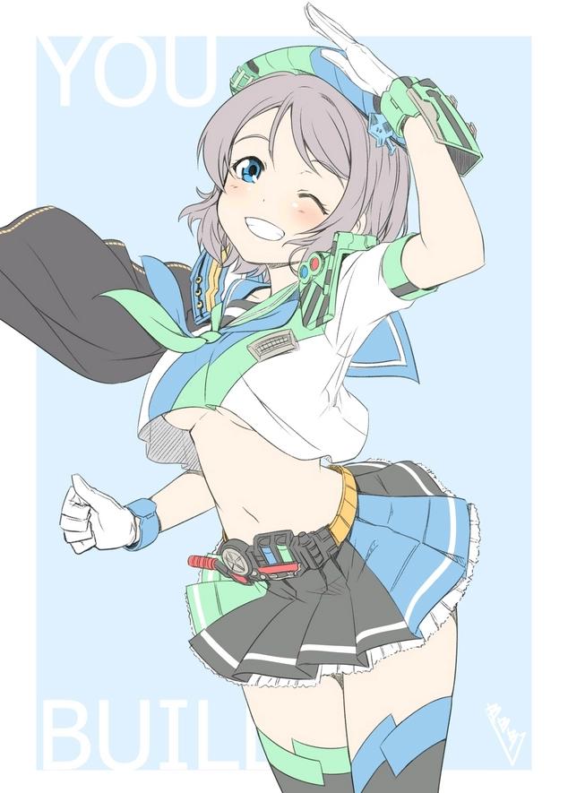 假面骑士也没有逃得了被“少女化”的命运，网友脑补新十年骑士娘