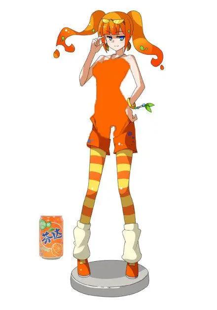 当饮料变成妹子，红牛最为狂野，雪碧冰冷若霜