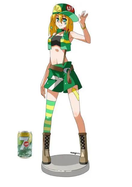 当饮料变成妹子，红牛最为狂野，雪碧冰冷若霜