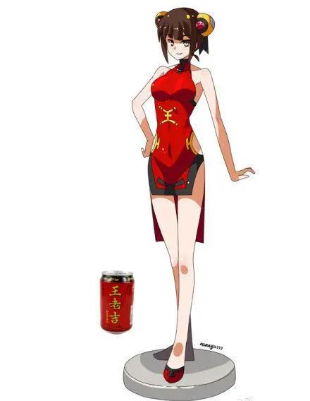 当饮料变成妹子，红牛最为狂野，雪碧冰冷若霜