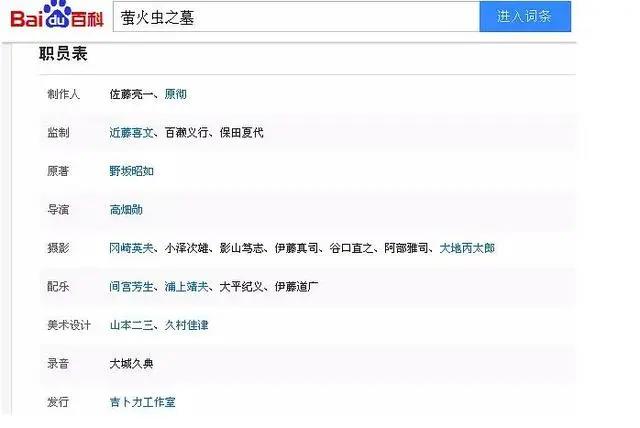 《萤火虫之墓》可不是宫崎骏，他的动漫里酷爱画法令纹和红脸蛋
