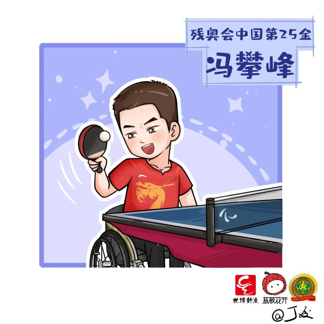 「残奥点将台」冯攀峰：男单“四连冠”！再攀人生高峰