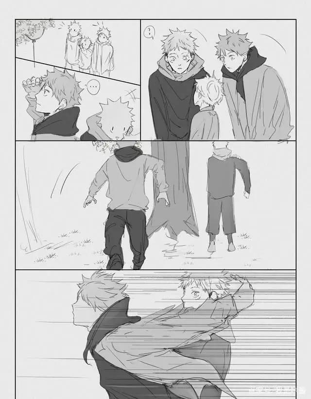 咒术回战与排球少年联动，虎子和小太阳的初见，小天使们双倍可爱