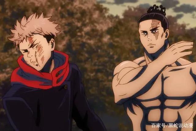 咒术回战经费爆炸的19话东堂打脸虎子完成进化二人转战花御