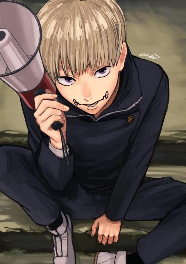 画师笔下的咒术回战，虎子的笑容很治愈，五条悟老师像学生