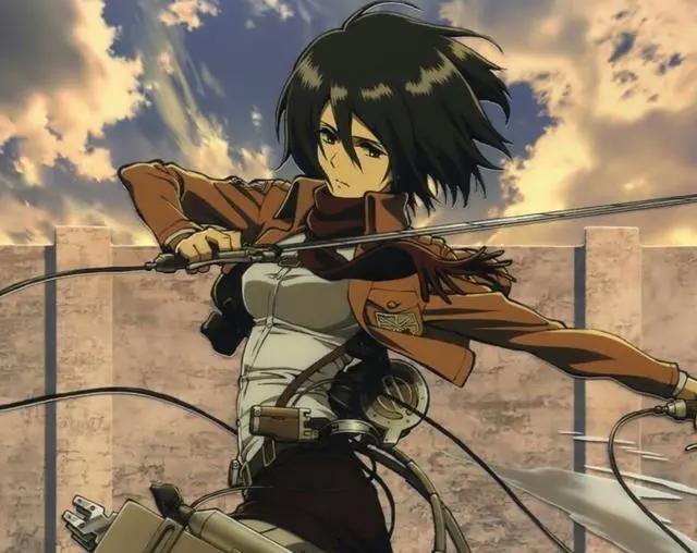 动漫中最强无败的5位女主，三笠仅次兵长80分，第5当之无愧100分