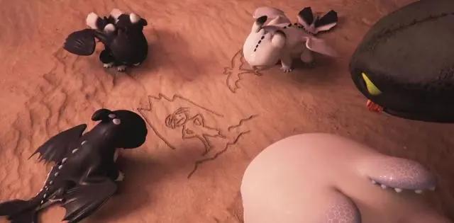 《驯龙高手》特别番外：归家，无牙带着三个可爱的龙宝宝回家了