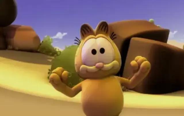 加菲猫的生活过得真滋润，突然发现自己活得还不如一只猫