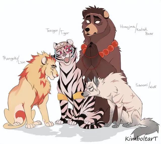 当鬼灭之刃人物走向野兽世界，猪猪成神，善逸恐怕活不过三集