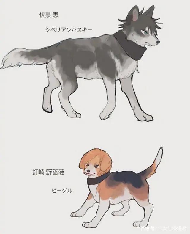 将咒术中的角色变成小动物，五条悟不愧是大长腿，一年级组萌出血