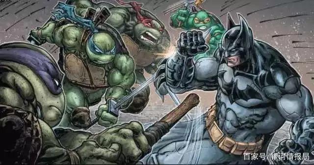忍者神龟又跑来DC宇宙，还变成了蝙蝠侠的四位罗宾