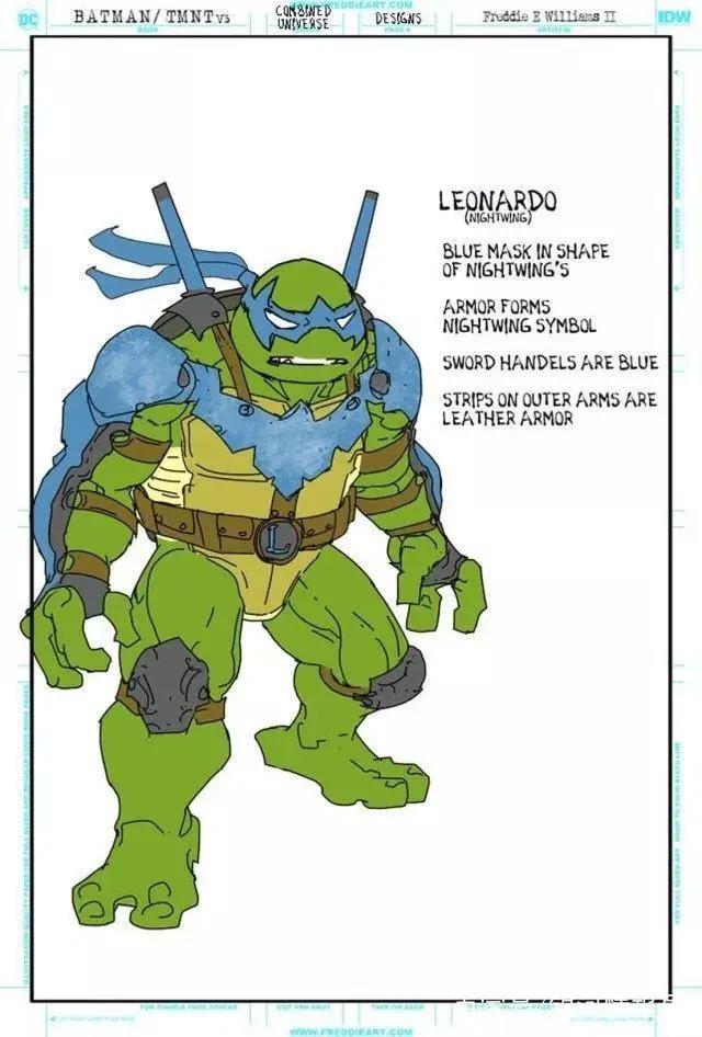 忍者神龟又跑来DC宇宙，还变成了蝙蝠侠的四位罗宾