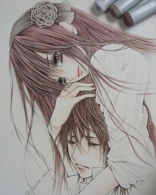 好久不见的吸血鬼骑士！来自画师的手绘，两大帅气男神