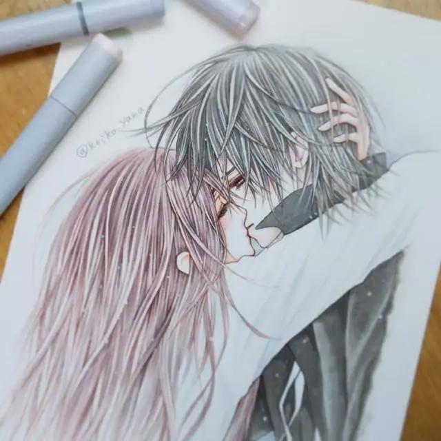 好久不见的吸血鬼骑士！来自画师的手绘，两大帅气男神