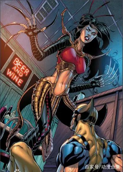 拥有艾德曼合金的不止金刚狼，这位日本超级反派死亡女也拥有