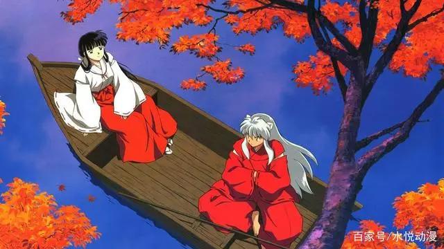 犬夜叉：桔梗和犬夜叉的相遇很唯美，抹上红唇的温柔很动人