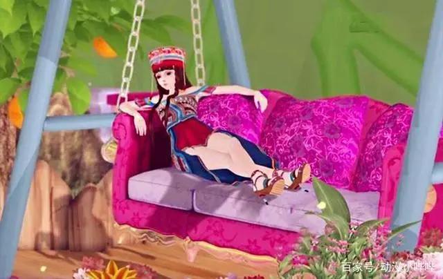 原来叶罗丽也有如此优雅的侧躺姿势，茉莉女王范十足，最美竟是她