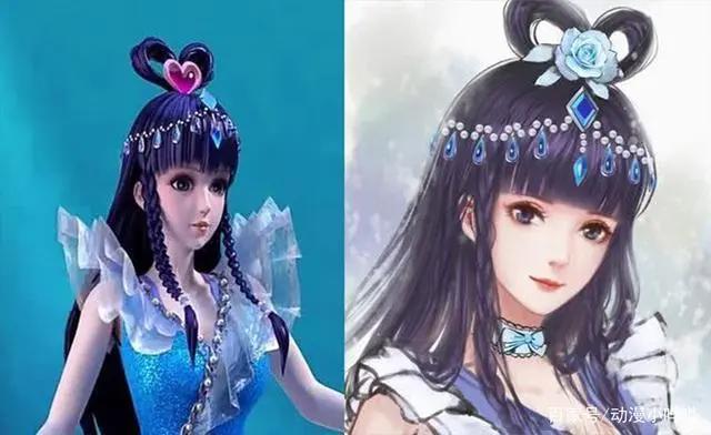 当叶罗丽遇上最美“手绘风”，王默仙气十足，灵公主变成小可爱！