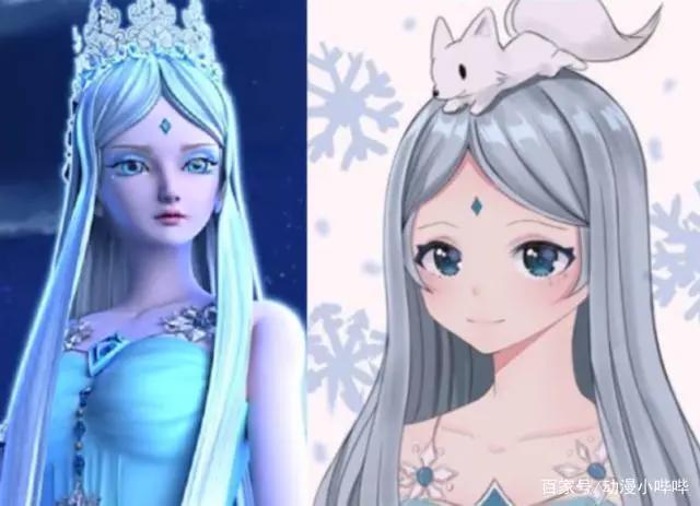 当叶罗丽遇上最美“手绘风”，王默仙气十足，灵公主变成小可爱！